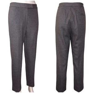 J. McLaughlin Soft Wool Viscose Blend Slim Trouser Pants Sz 4 Grey